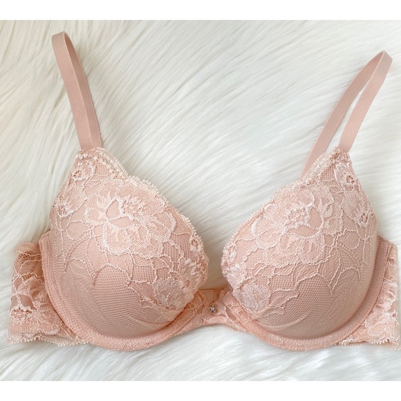 Maidenform lined push-up lace detailed bra size 32C - Picture 1 of 7